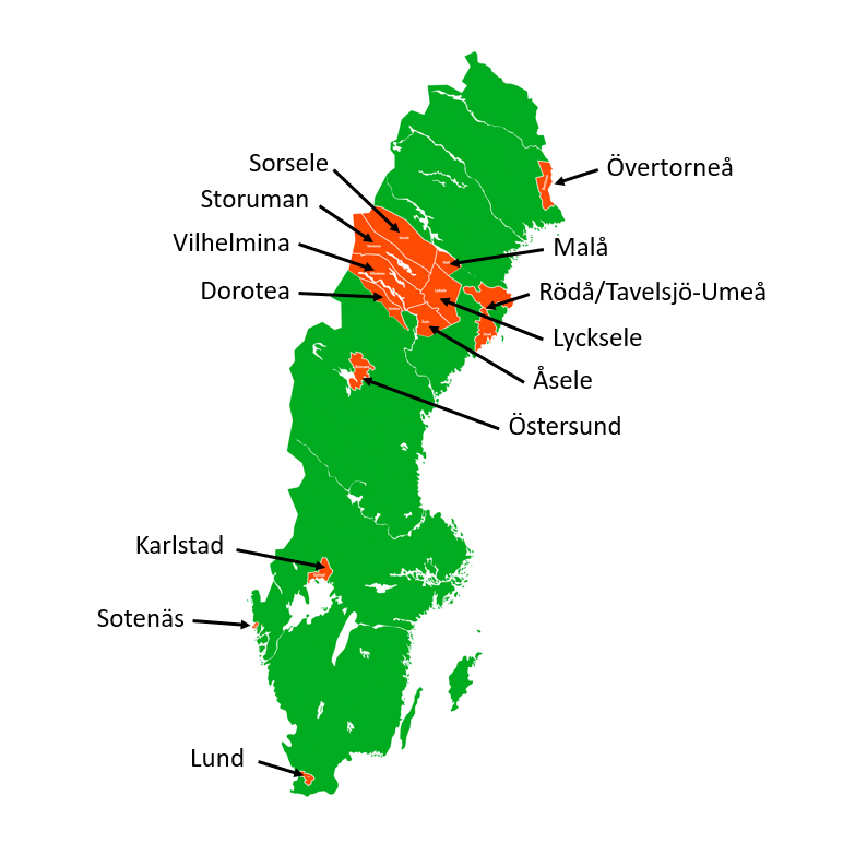 Sverigekarta